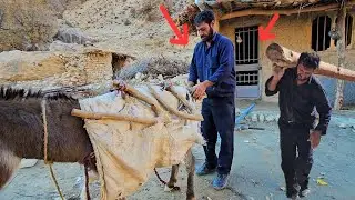 A Tough Mountain Journey with a Donkey | Ali & Mohammad&rsquo;s Hard Day in Nature