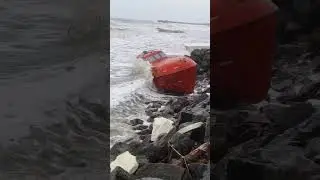 MSC ELSA 3 Lifeboat and Floating containers found near kerela coast #merchantnavy #lifeatsea #ship