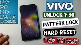 How To Vivo Y50 Hard Reset Password Unlock | Vivo Y50 Ka Lock Kaise Tode | Vivo y50 password unlock