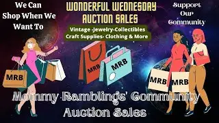 Wonderful Wednesday Auction Sales - Vintage -Jewelry- Collectibles and More Part 1