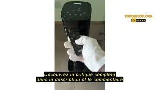Avis sur la Princess Silent tower fan - Height 103 cm - 3 modes & 3 speeds - Oscillation - Connected