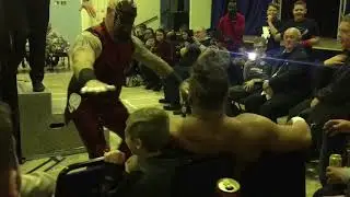 Evolution wrestling Joseph Miller vs Gideon