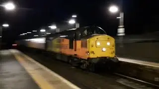 Fast evening trains at Markinch railway station 22/11/20