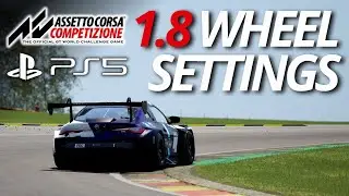 ACC 1.8 Update Wheel Settings PS5 | FFB and Control Bindings