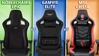 Welke premium gamestoel kies jij in 2021 - Noblechairs EPIC vs. Gamvis ELITE vs. MSI Mag CH120