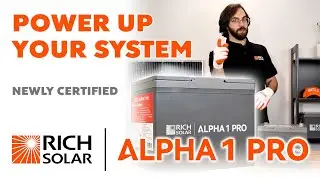 UL-Certified 12V LiFePO4 | NEW RICH SOLAR Alpha 1 Pro Battery Overview