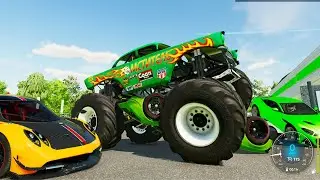 Monster Jam Truck  CRASH CARS MADNESS-Farming SIMULATOR 22