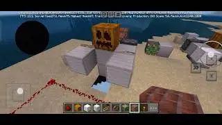 Cara membuat iron golem gerak-gerak dan juga snow  Golem gerak-gerak
