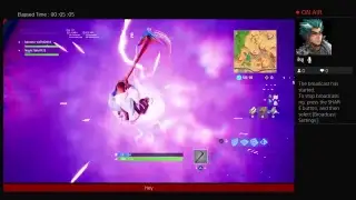 Nightmare Wolf's fortmite gameplay