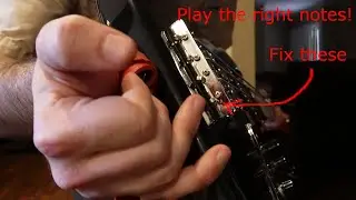How to adjust bass intonation and a standard