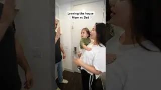 We tried mom vs dad leaving the house challenge and it was hilarious !
