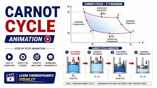 Carnot Cycle (Animation)