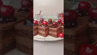 Amandina cu dulceata de cirese #food #cake #dulce #mancare