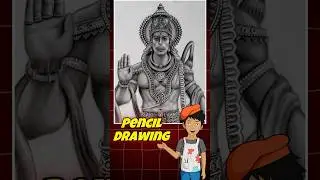 &ldquo;Superhero or God?🧐 Hanuman Ji Sketch&rdquo;#HanumanJi #ArtShorts #BajrangBali