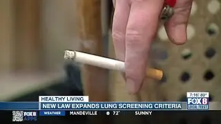 Ochsner Health Beat: New law expanding lung screening criteria