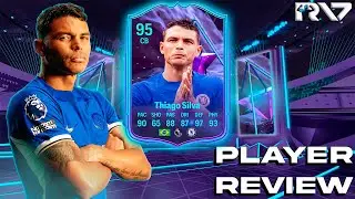 SUS ANIMACIONES SON UNA LOCURA | THIAGO SILVA FIN DE UNA ERA 95 PLAYER REVIEW EAFC 24 UT