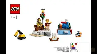 LEGO Icons 10361 &ndash; Complete Holiday Express Train Instructions! (Booklet 01 of 02)