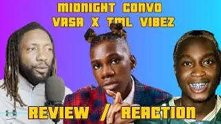 Vasa feat. TML Vibez - Midnight Convo (Official Visualiser) | UNIQUE REACTION