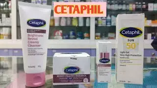 Cetaphil Creamy Cleanser, Sunscreen, Brightening Night Cream , Perfecting Serum l Price l 