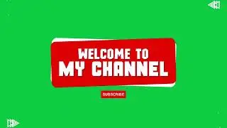 43+ green screen channel introductions, welcomes, like, subscribe button click, no copyright