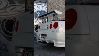 V-Spec II Nur  R34 GTR ASMR   (White Demon)  #fast #jdm #R34 #skyline #nissangtr #asmr #gtr