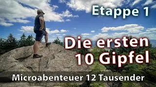 Wanderung: 12 Tausender entlang des Goldsteigs - Etappe 1: die ersten 10 Gipfel