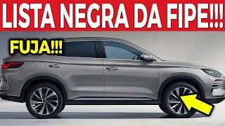 🔥🚨 LISTA NEGRA DA FIPE: 10 SUVS QUE DESPENCARAM DE PREÇO EM TEMPO RECORDE! 😱