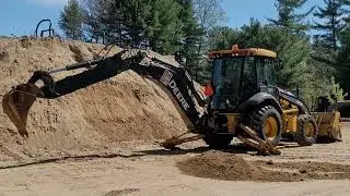 2015 John Deere 410K 4WD Backhoe Extendahoe For Sale