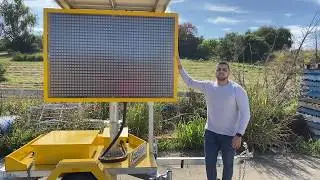 VMS A-Size Traffic Trailer