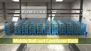 Mobile Roll-out Cantilever Rack: One Aisle, Endless Storage Possibilities