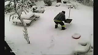 Snow Timelapse Bradford UK March 8th to 10th 2023 at x1000
