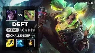 Deft Zeri vs Kai'Sa ADC - KR Challenger - Patch 13.8 Season 13