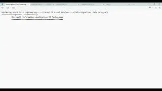 MASTERING AZURE DATA ENGINEERING DEMO 15 09 2025 BY SAMEER