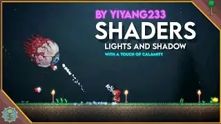 All Terraria Bosses with Shaders on - Lights and Shadow + Calamity texture pack