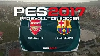 PES 2017 -  FC Arsenal vs FC Barcelona | CHAMPIONS LEAGUE GAMEPLAY PS4