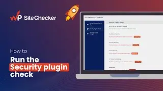 How to run the Security plugin check
