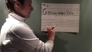 VIOLA G string notes