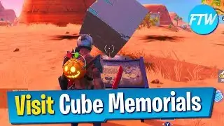 Fortnite Visit A Memorial To A Cube In The Desert Or By A Lake (All Locations)