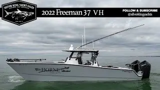 Freeman 37 VH w/ Twin Mercury 600HP l Sarasota Florida l Silver King Yacht Sales l Freeman Boatworks