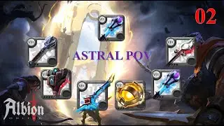 Double Astral Dive Comp | Astral POV 02 | Albion Online 7v7 Roads of Avalon