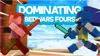 Destroying Sweaty Parties | Dominating Bedwars Fours