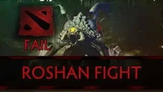 Dota 2 Fail - The Level One Roshan Fight