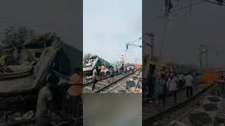 Odisha tragedy | Coromandel Express derailed, another train.