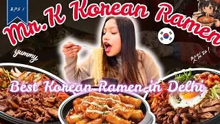 Trying Best Ramen In Delhi | Korean Cafe Experience 🇰🇷🍜 || Most HONEST Review of Korean Ramen