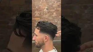 Swept back hairstyle &lsquo;medium length&rsquo; and haircut consultation 💯 styled using Rascals Styling Paste