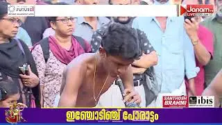 മേളപ്രമാണി കിഴക്കൂട്ട് അനിയൻ മാരാരുടെ പിന്മുറക്കാരൻ!; കലോത്സ വേദിയിൽ കൊട്ടിക്കയറി ചെണ്ടമേളം
