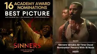 Congrats to Sinners with a historic 16 Oscar nominations!
