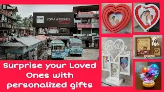 Personalized gifts items |Foma Weddings Studio |Photo Frame with Mirror and LED light |clocks