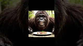 Bigfoot cooks a stake🥩