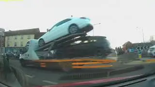 Dashcam, Tamworth to Wylde Green, 25th February 2025